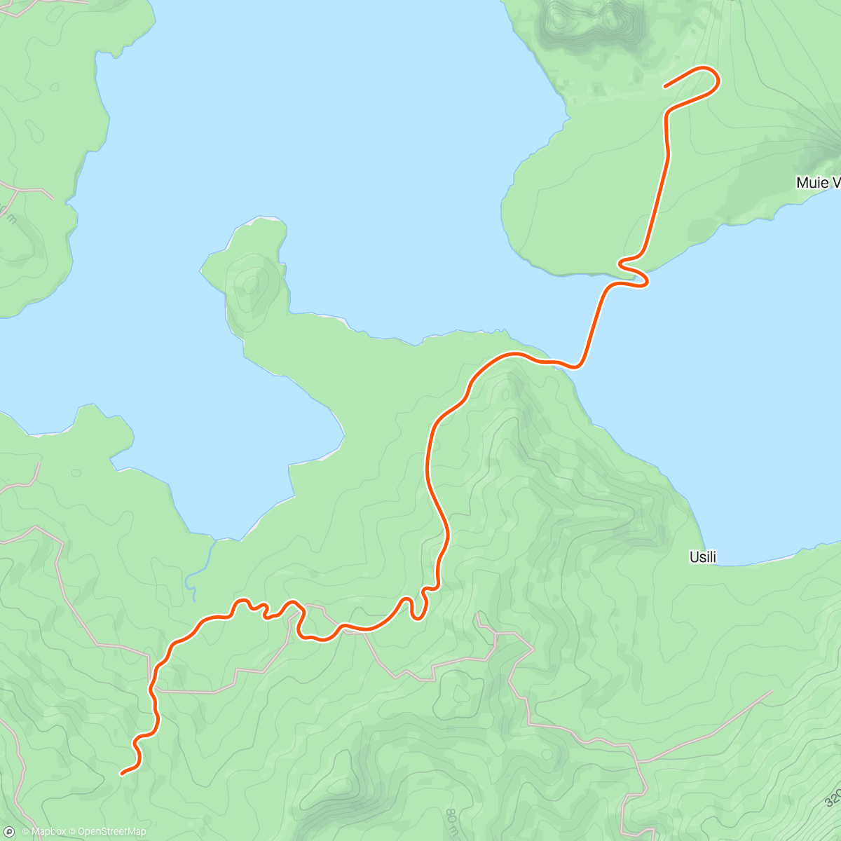 Mapa da atividade, Zwift - Pacer Group Ride: The Big Ring in Watopia with Maria