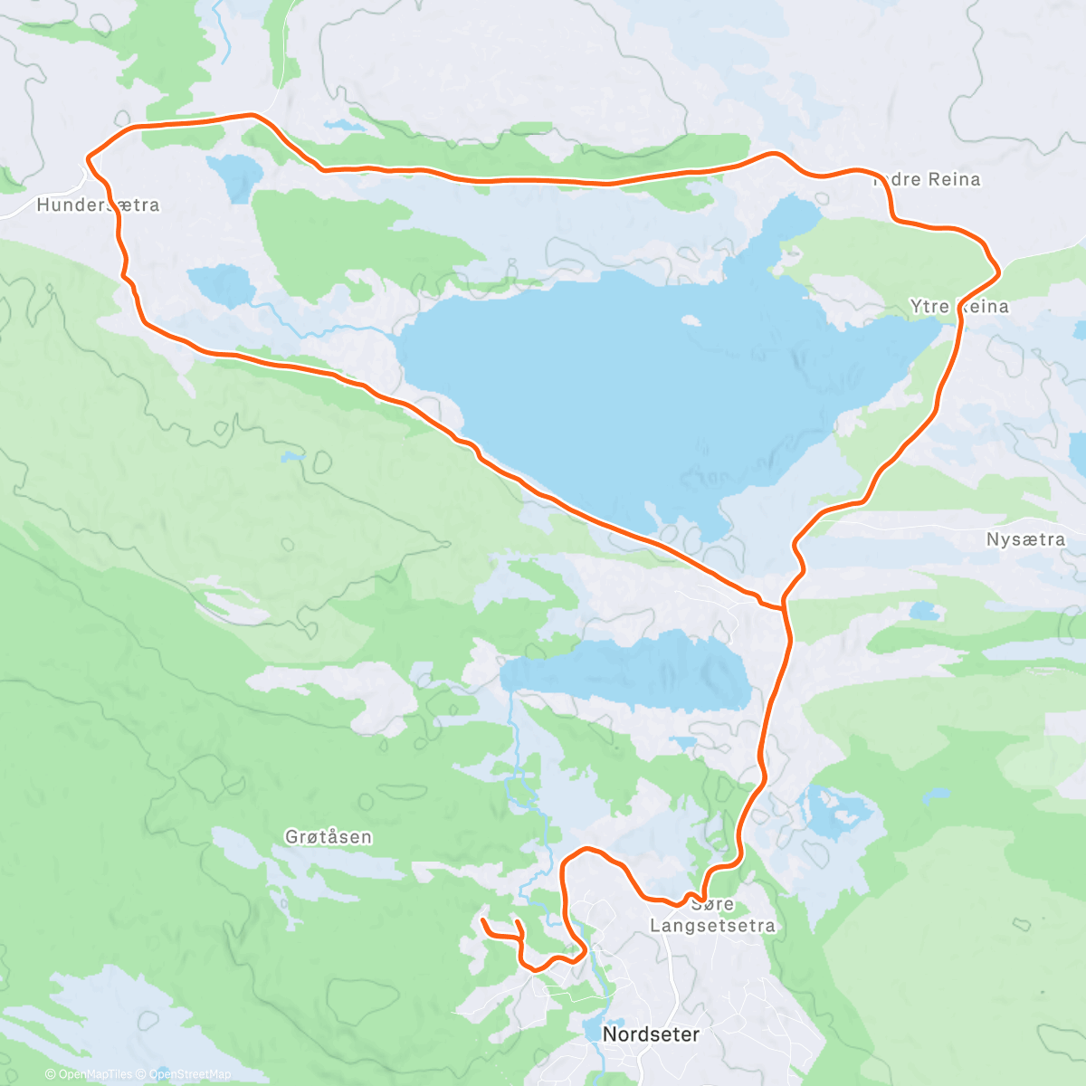Map of the activity, Juleskitur med Albin🎄🎅🏼