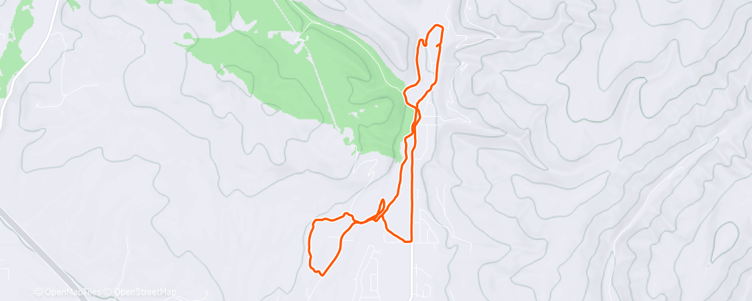 Map of the activity, Slush Slush with my bro!