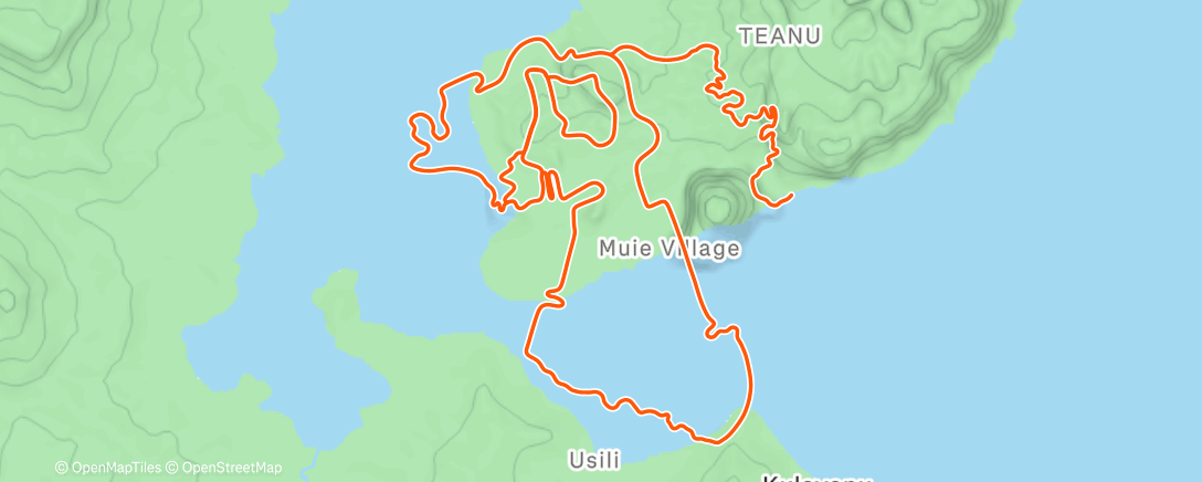 Map of the activity, Zwift - Tair Dringfa Fechan in Watopia