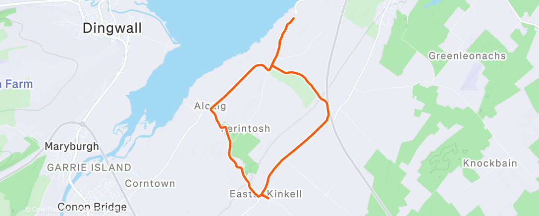 Map of the activity, Time for my least favourite of the local hills, had a little pause for breath halfway up