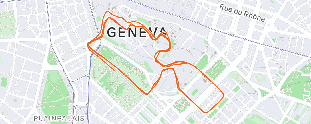 Map of the activity, 47th Course de l’escalade 3 tours 2025
