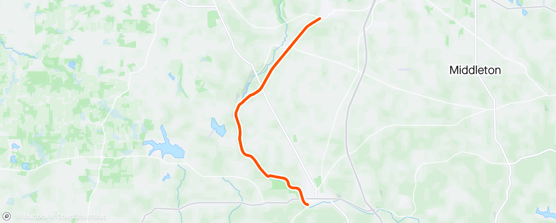 Map of the activity, Sunny Trail Ride