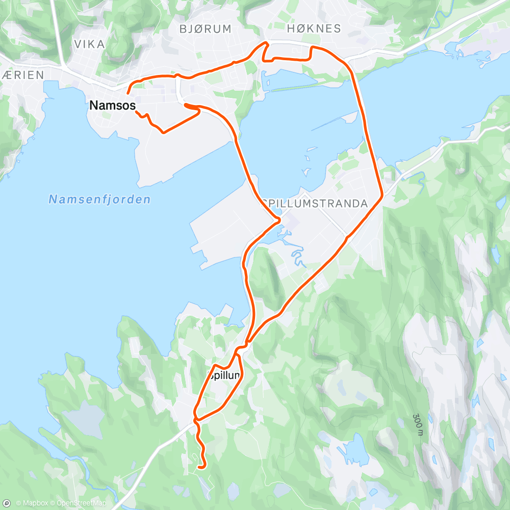 Map of the activity