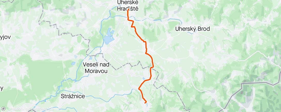 Map of the activity, Afternoon Ride