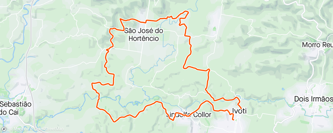 Map of the activity, mtb