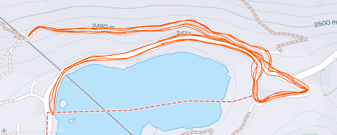 Mapa de la actividad, Afternoon Run