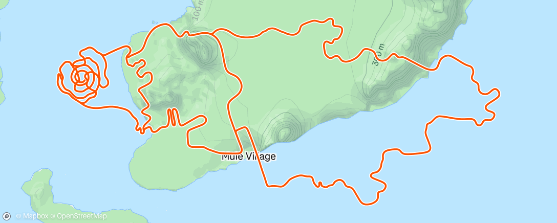 Map of the activity, Zwift - Spiral into the Volcano in Watopia