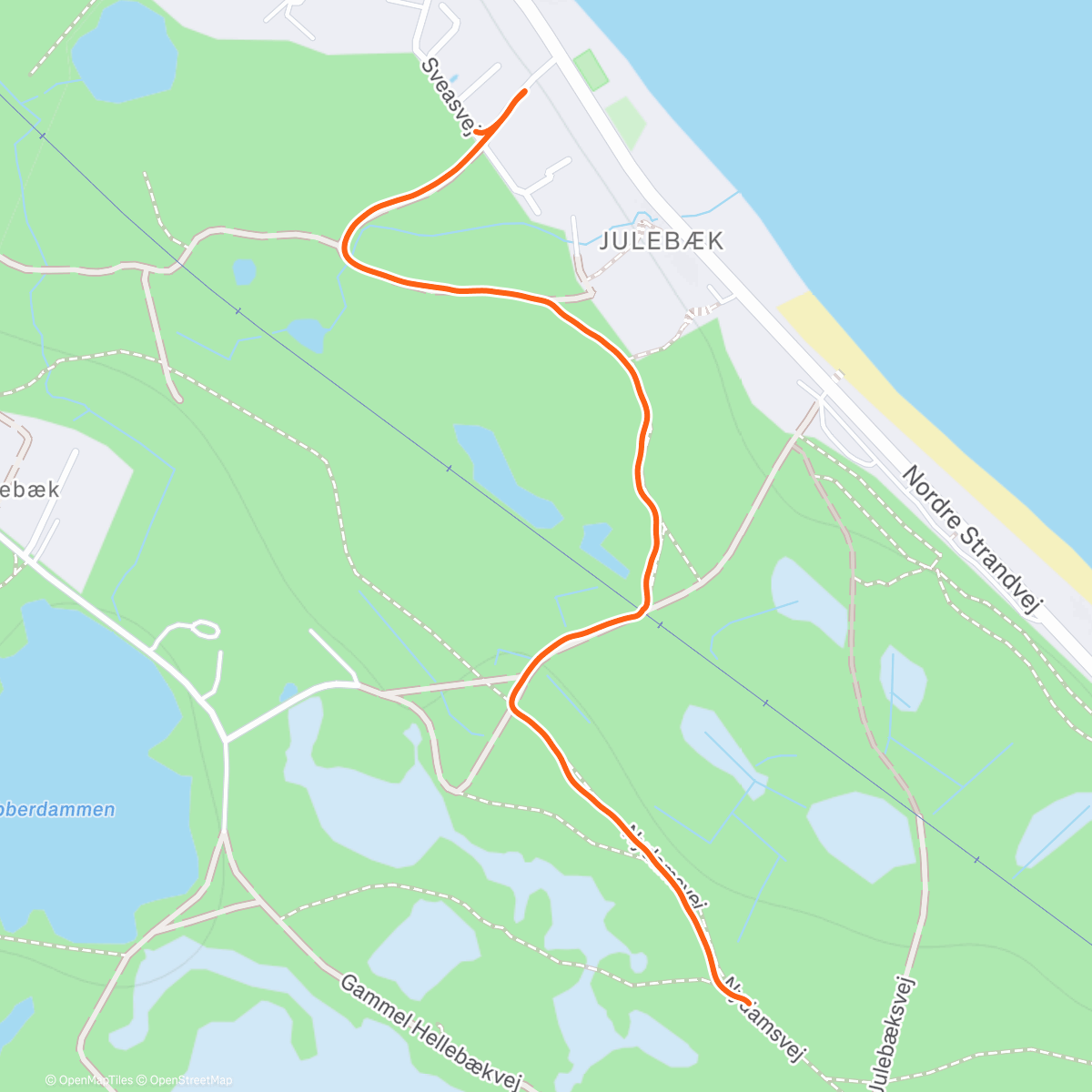 Map of the activity, Short one