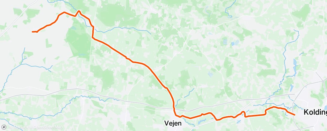 Map of the activity, Morning Ride