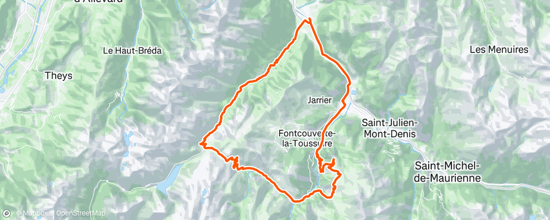 Carte de l'activité