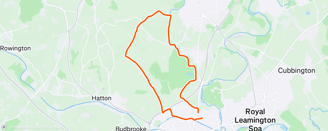 Mapa de la actividad (Morning Run)