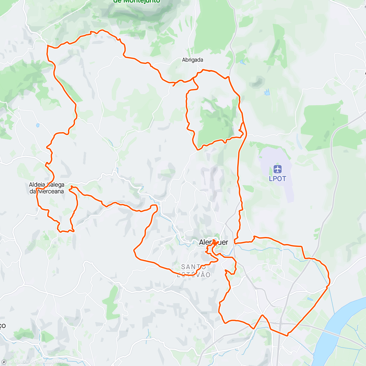 Map of the activity, Alenquer Roubaix by Mike Cycling