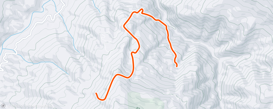 Карта физической активности (Zwift - Climb Portal: Col du Rosier at 125% Elevation in France)