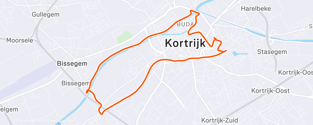 Map of the activity, Koud en gladdig