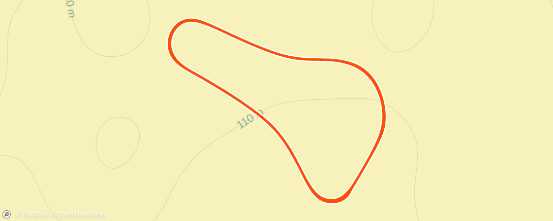 Map of the activity, MyWhoosh - Run