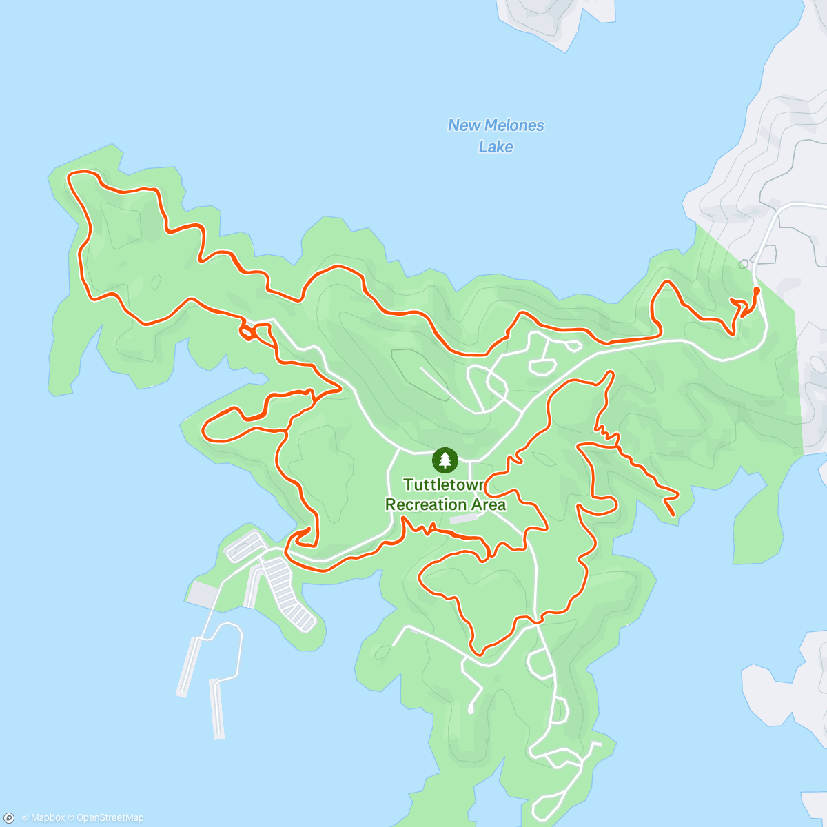 Map of the activity, Beautiful day for a ride at Tuttletown. Lots of poison oak.