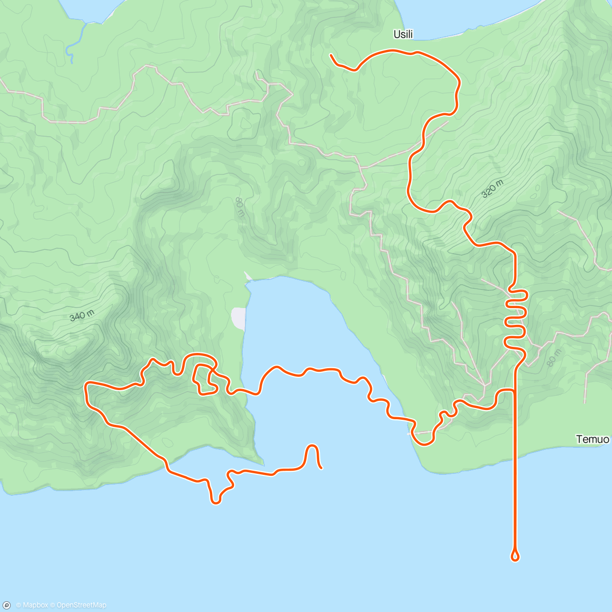 Map of the activity, Zwift - Zwift Academy: Workout 5 | Breakaway Blitz in Watopia