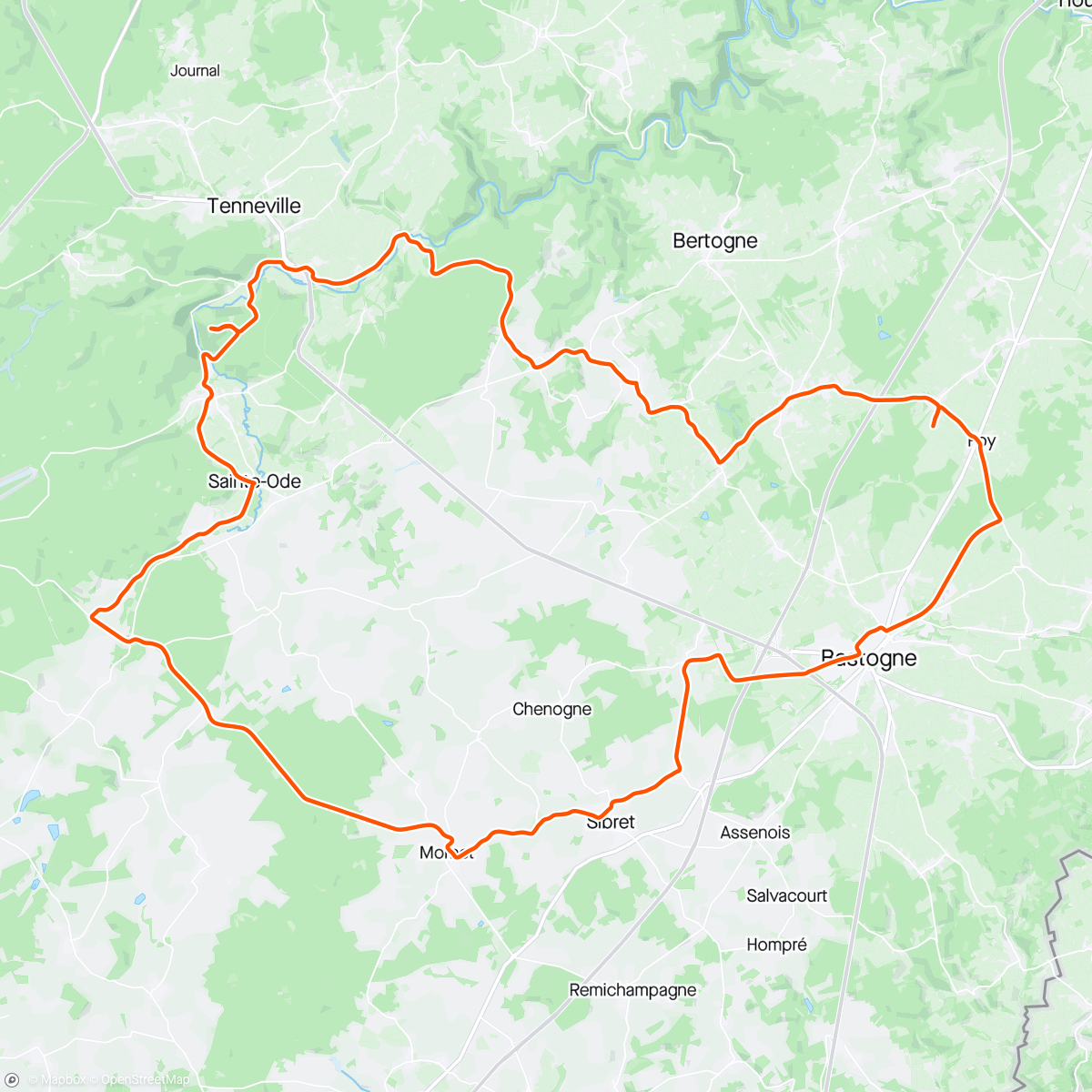 Map of the activity, Urbex au Celly