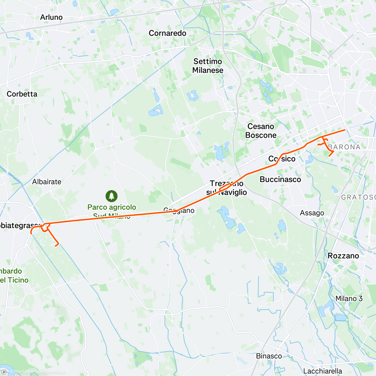 Map of the activity, Let's go 50's!