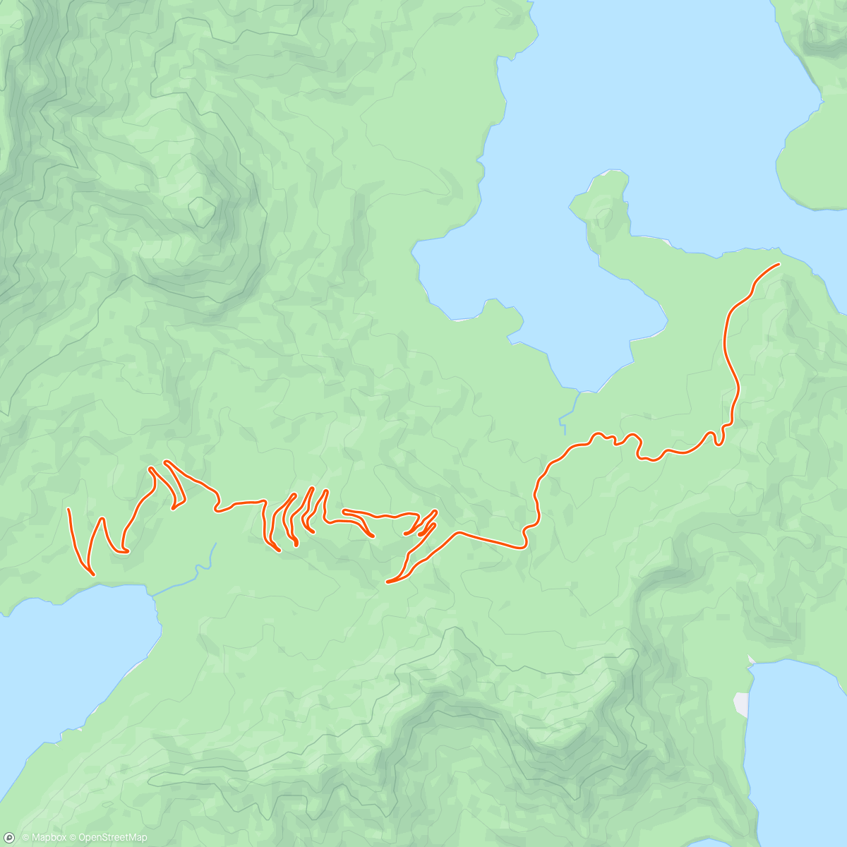 Map of the activity, Zwift - Alpe du Zwift #5, 1:03:15 282w and new PR by 53s 🥳