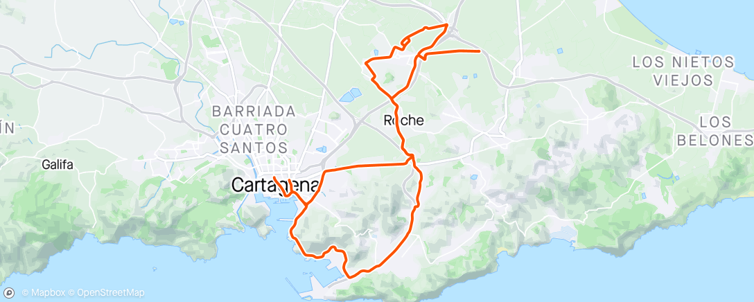 Mappa dell'attività Cycling TIME 60k