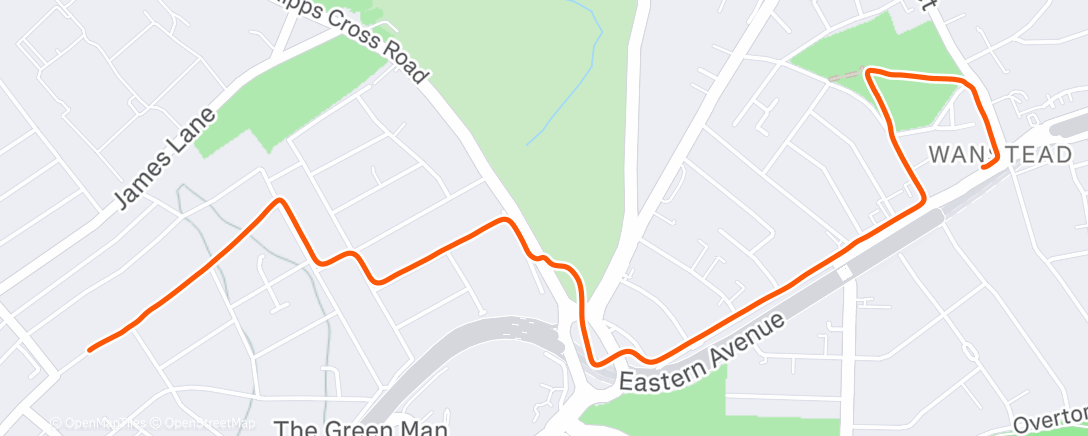 Map of the activity, Morning Ride