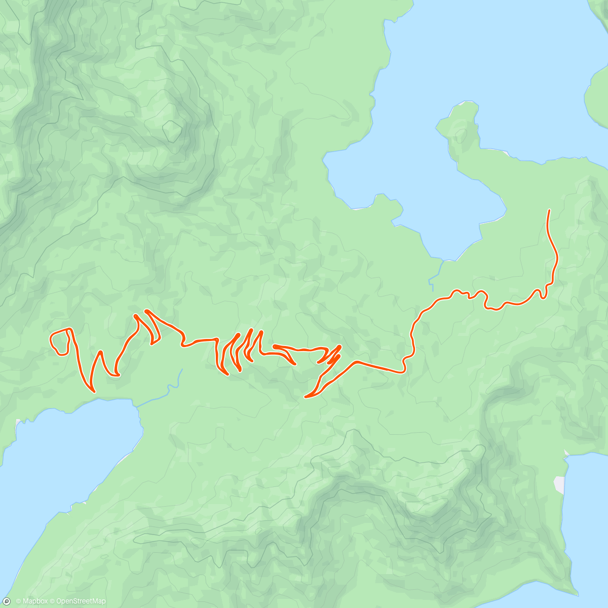 Map of the activity, Zwift - Race: Dream Bike Race - Alpe du Zwift (D) on Road to Sky in Watopia