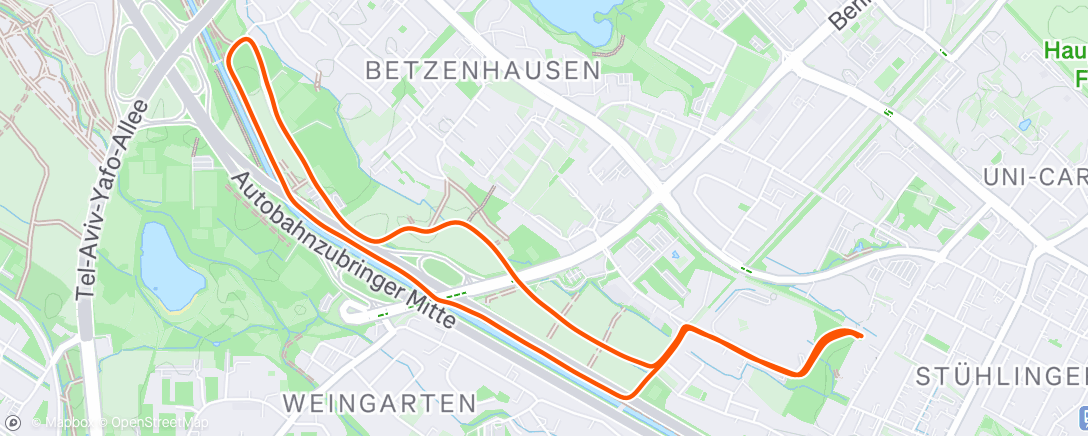 Map of the activity, Sigue