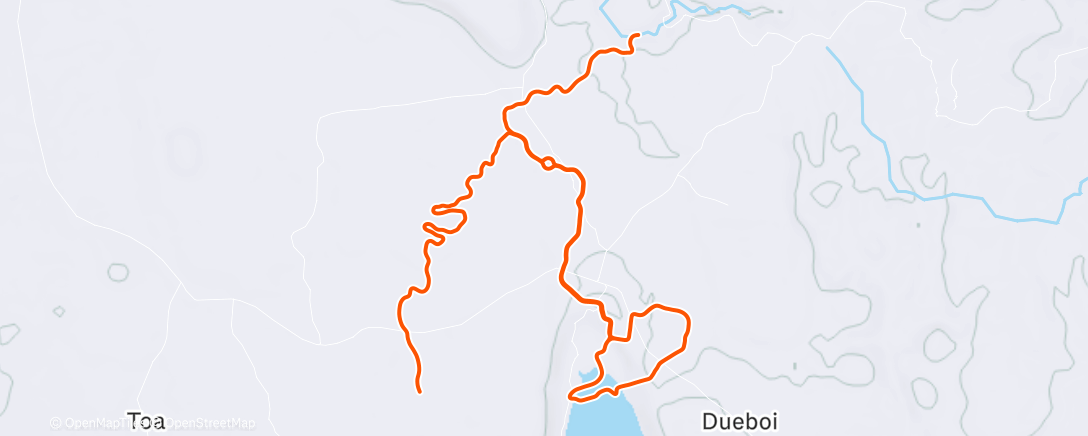 Карта физической активности (Zwift - Red Zone Repeats in Makuri Islands)