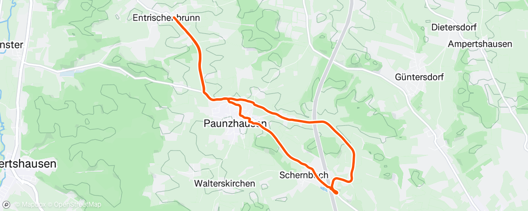 Map of the activity, Erste Reha Woche ist um