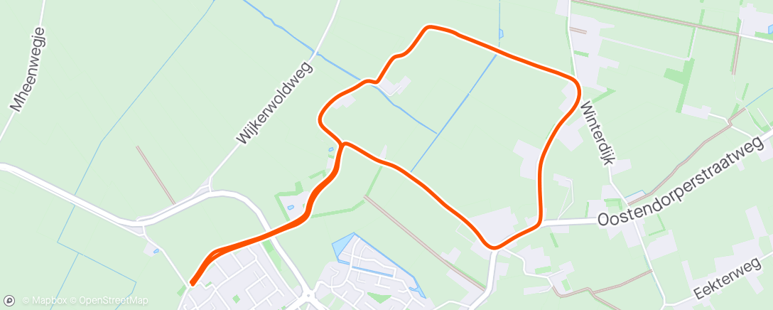 Map of the activity, Walkrun 256652
