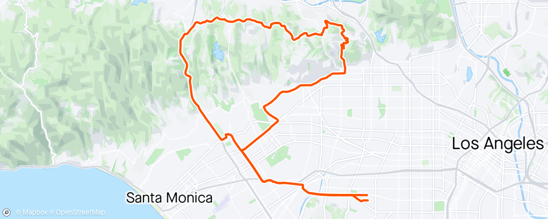 Map of the activity, Morning Ride