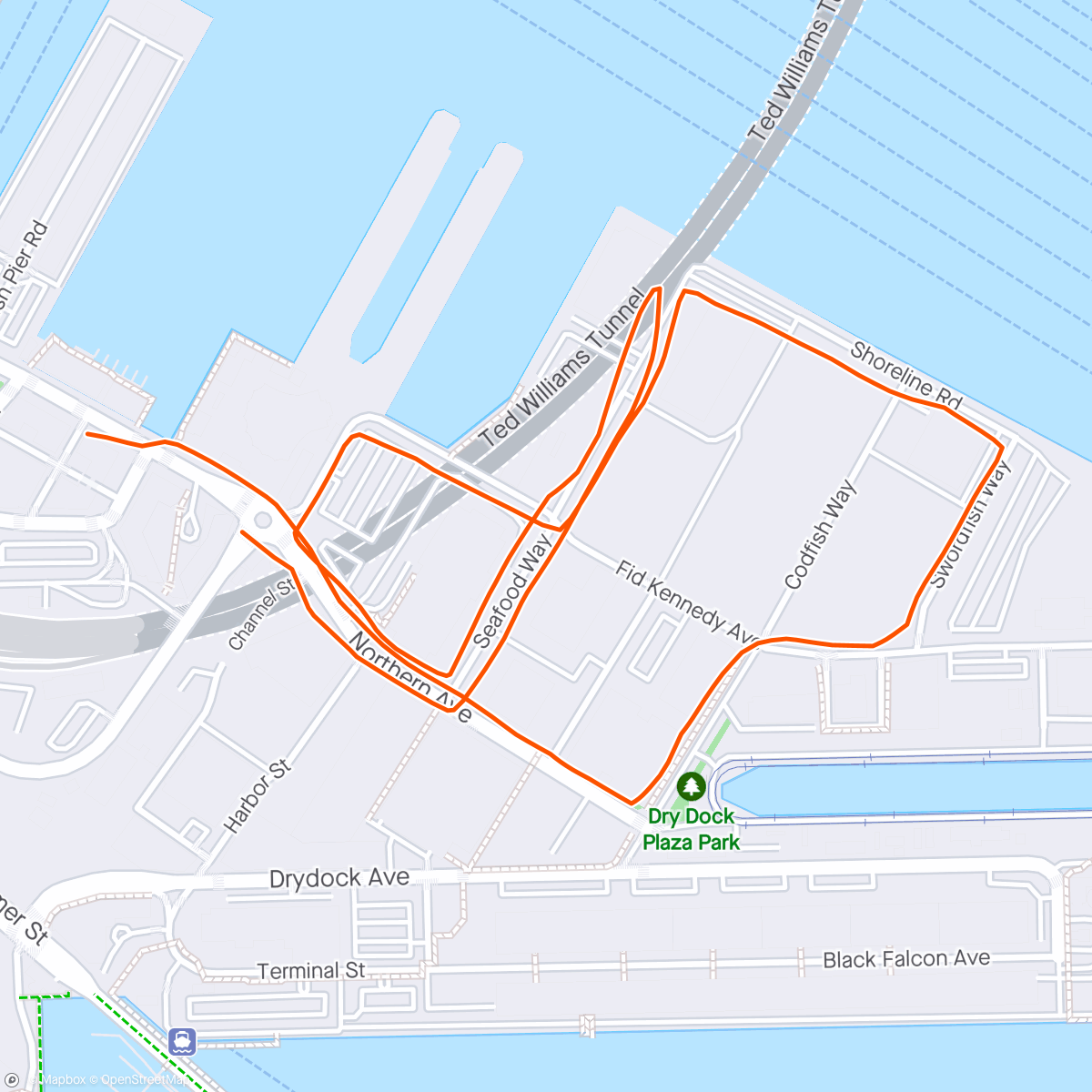 Map of the activity, Losloopje voor de marathon 😀!
