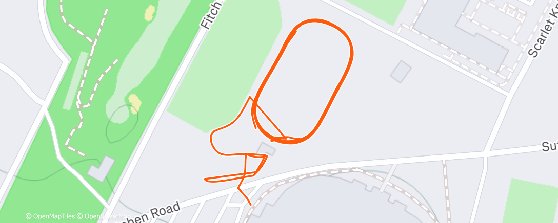 Карта физической активности (Morning Run)