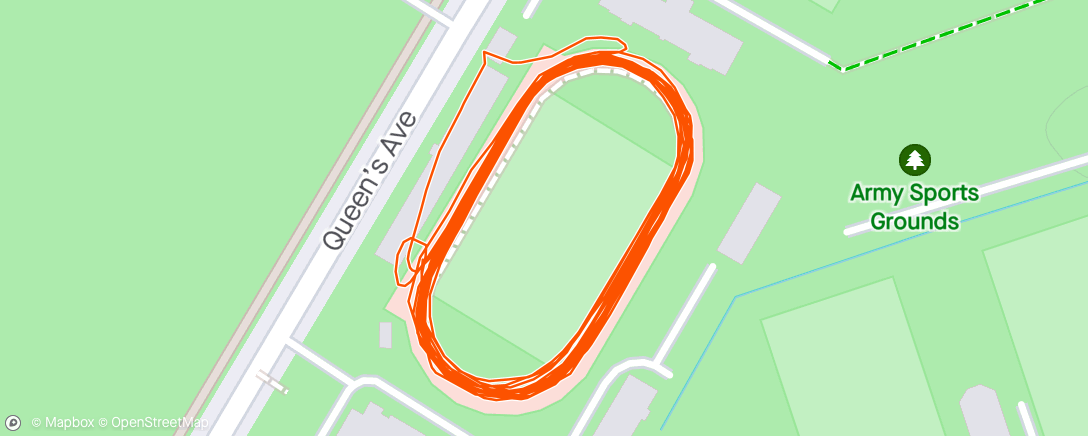 Map of the activity, 2x800, 2x400, 2x800, 2x200