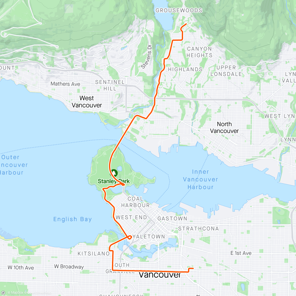Map of the activity, Afternoon Ride ☀️