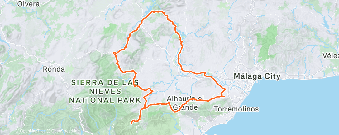 Map of the activity, Morgenausfahrt