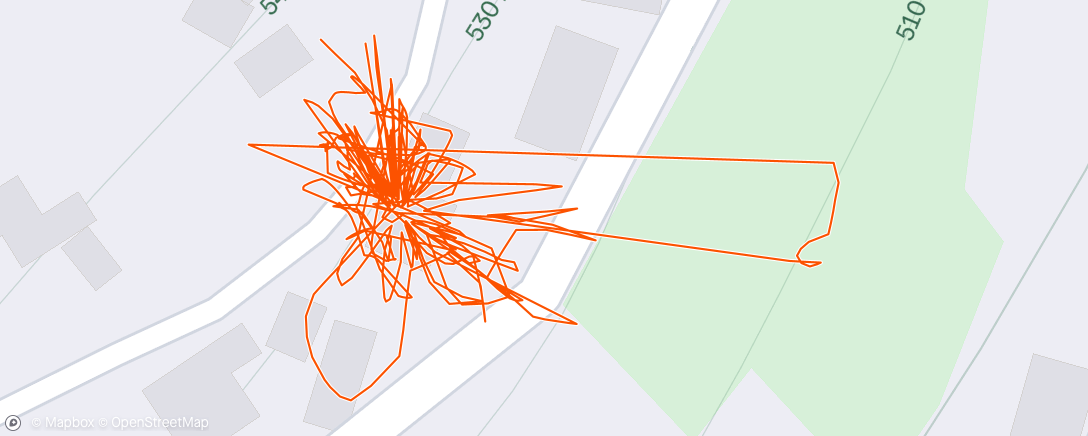 Mapa de la actividad, Volta de bicicleta matinal