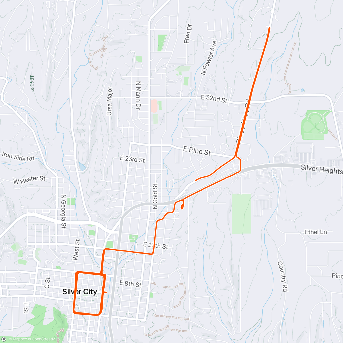 Map of the activity, Gila Stage 4 🥇