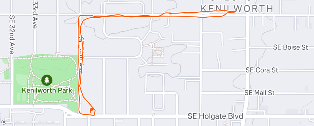 Map of the activity, Errand