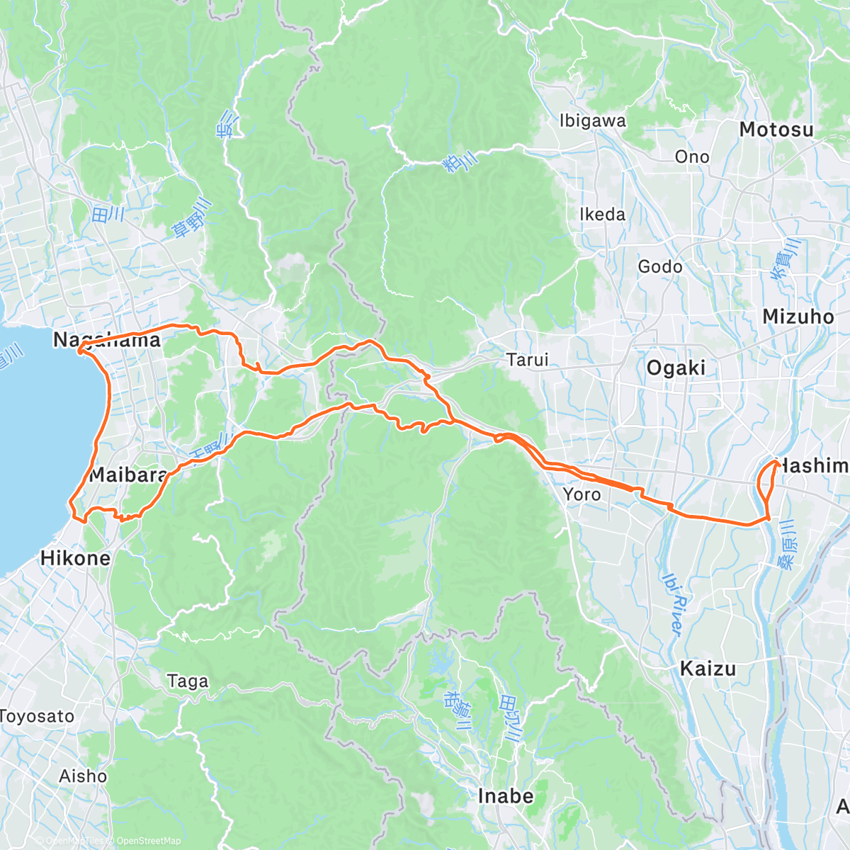 Карта физической активности (ビワタッチ)