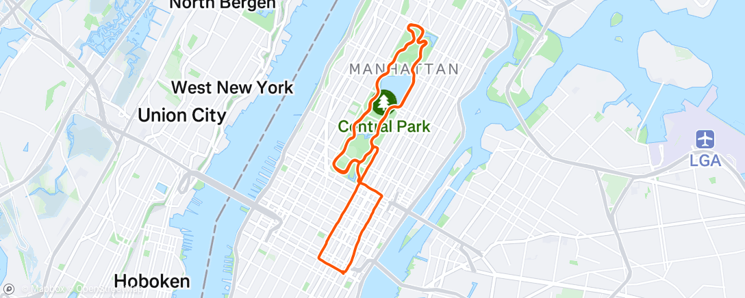 Map of the activity, Morning Ride