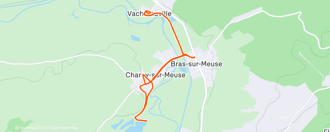 Map of the activity, Footing