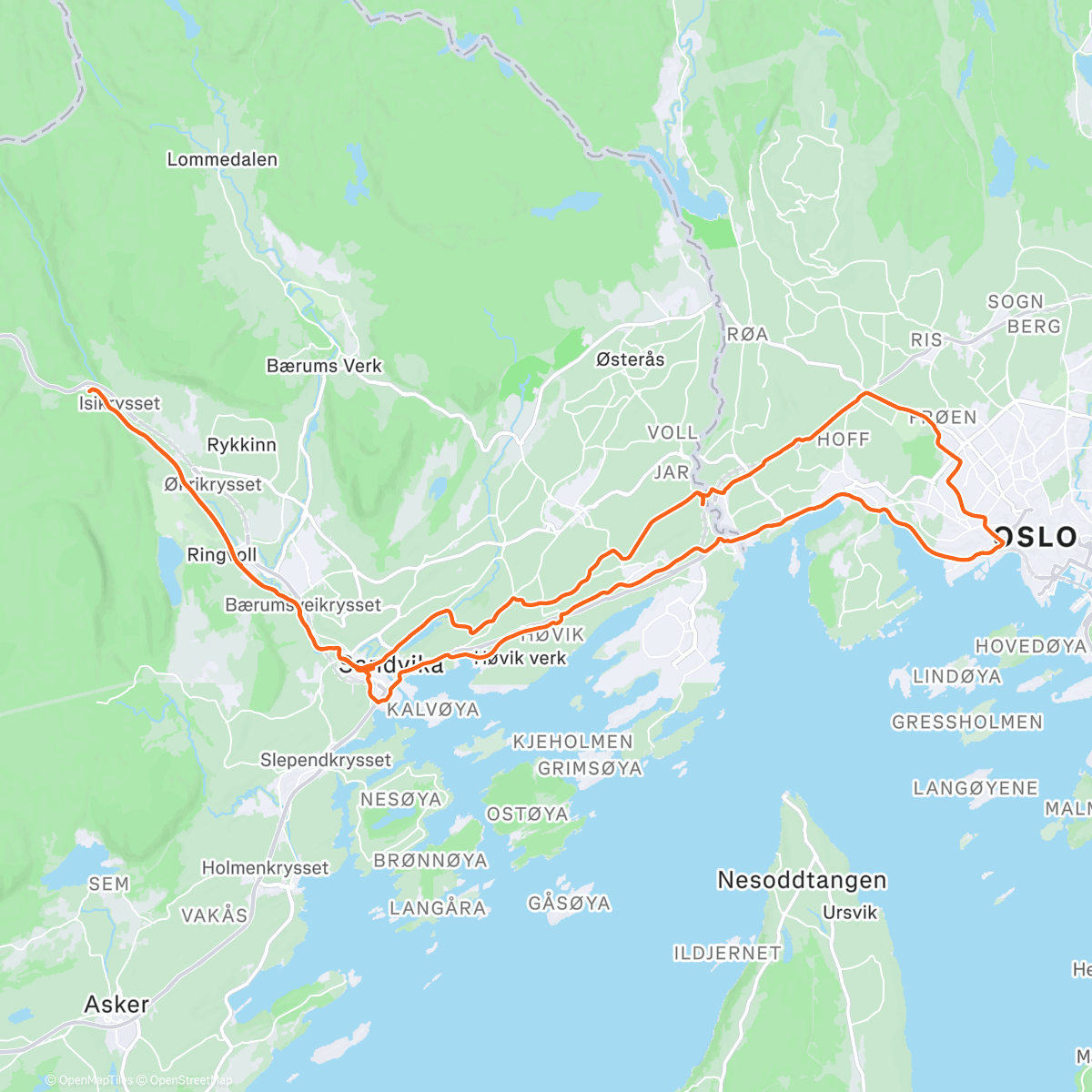 Map of the activity, Surre rundt