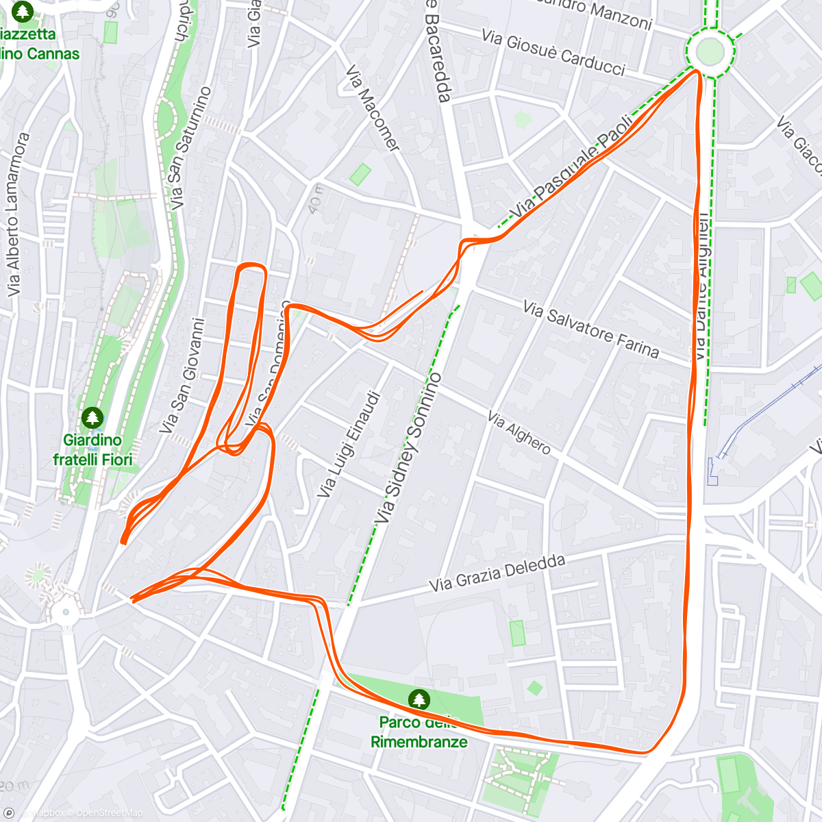 Map of the activity, Vivi città Cagliari 2024 🏃‍♂️