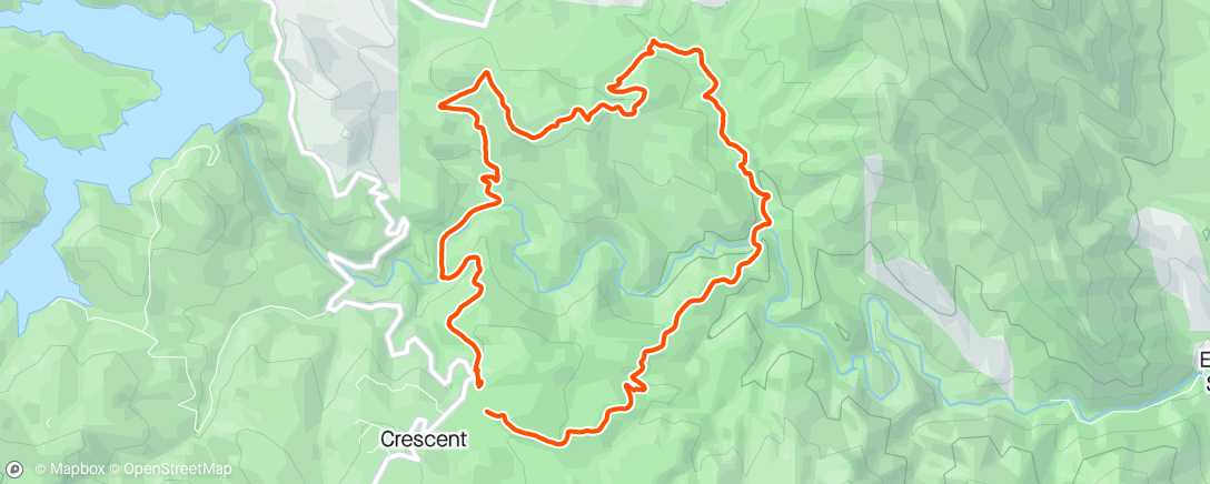 Map of the activity, Walker ranch