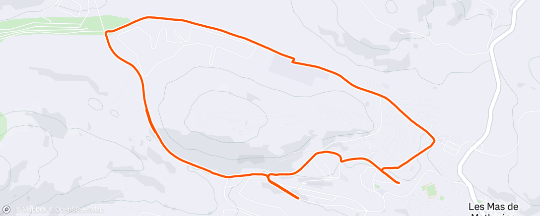 Map of the activity, Mardi sur Canjuers