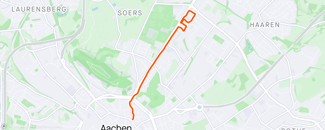 Carte de l'activité Zur Arbeit zur Abwechslung in Aachen 😅