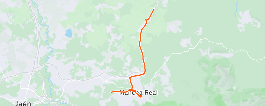 Карта физической активности (Bicicleta por la mañana)